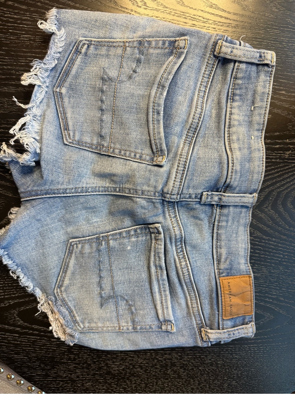 American Eagle Outfitters Light Blue Denim Shorts size 2 - Picture 5 of 5